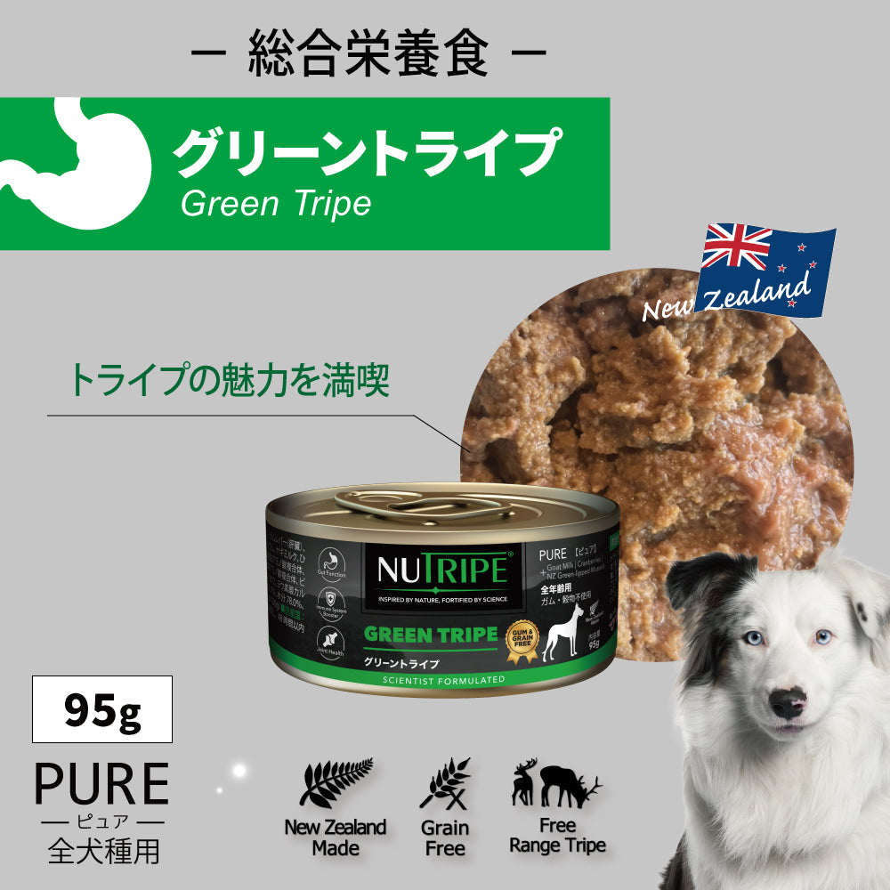 ピュア グリーントライプ 95g 成犬用