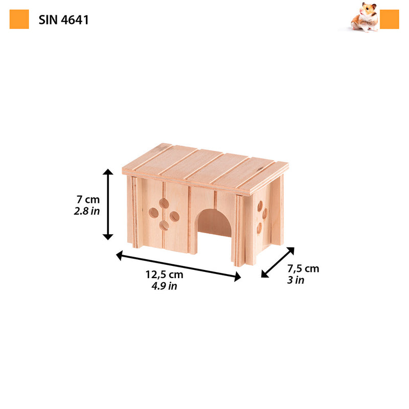 小動物用木製ハウス SIN うさぎ モルモット ハムスター リス フェレット