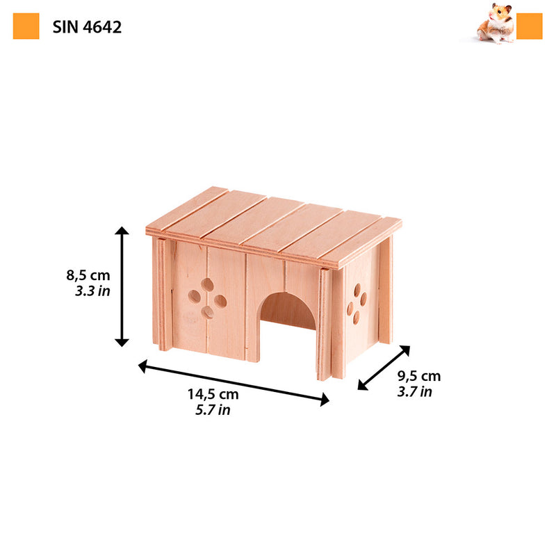 小動物用木製ハウス SIN うさぎ モルモット ハムスター リス フェレット