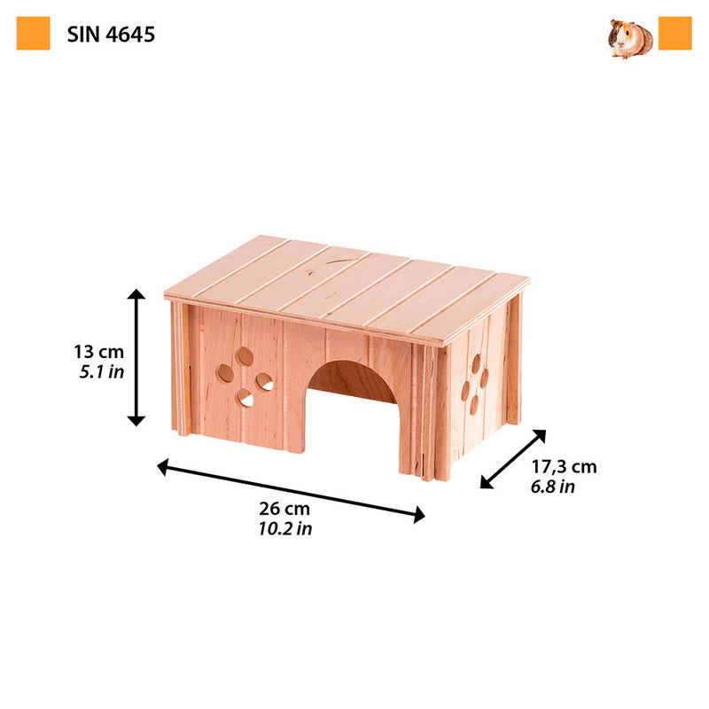 小動物用木製ハウス SIN うさぎ モルモット ハムスター リス フェレット