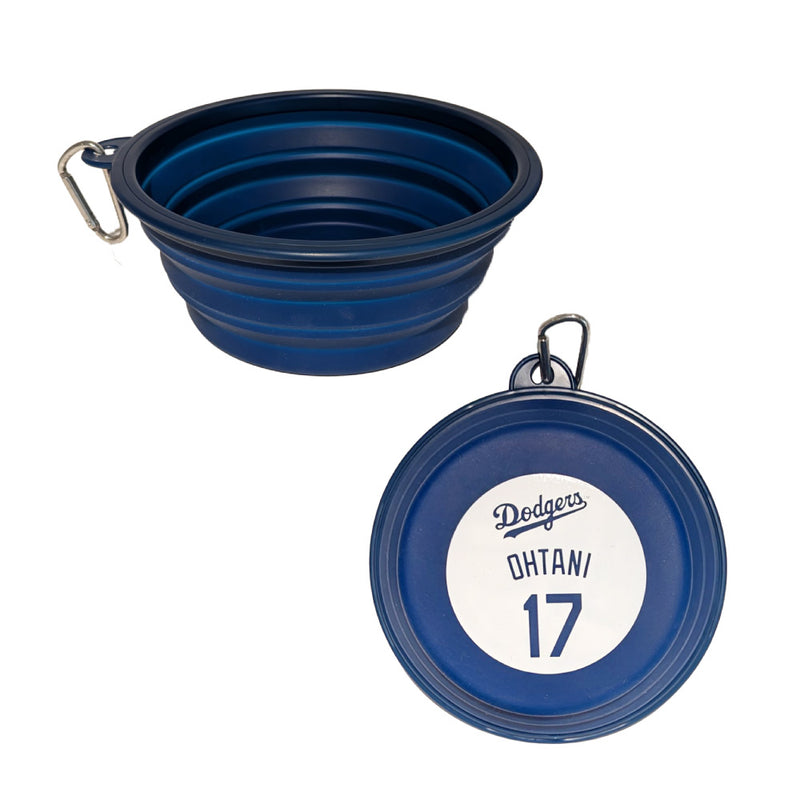 3月末まで【まとめ買いセール最大30％OFF】ポップアップ ボウル 折りたたみ シリコン ボウル 食器 MLB公式 ロサンゼルス ドジャース 大谷翔平選手モデル