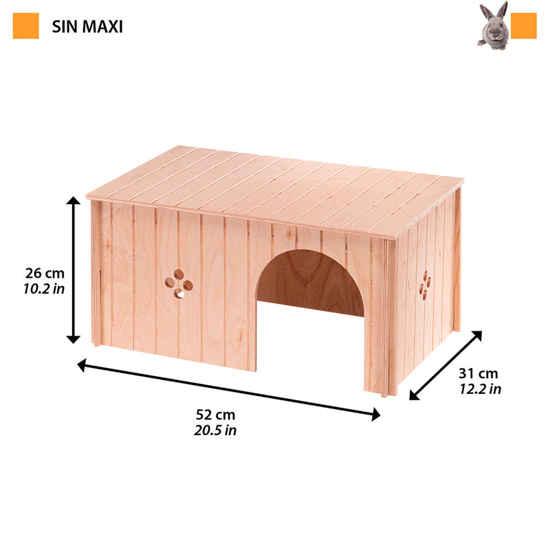 小動物用木製ハウス SIN うさぎ モルモット ハムスター リス フェレット