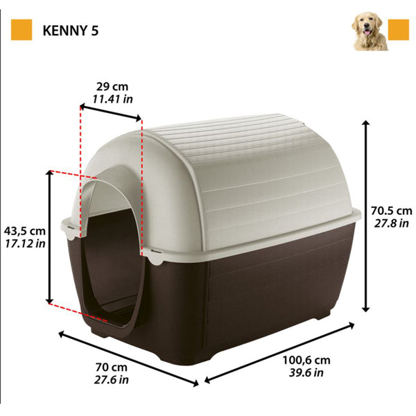 注目ショップ・ブランドのギフト イタリアferplast社製 ケニー 05 ペット用 ハウス 犬 中型犬 大型犬 
